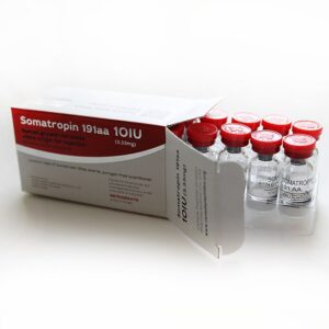 Somatropin (Гормон Роста) от Geanheal (10ЕД на флакон) — упаковка препарата
