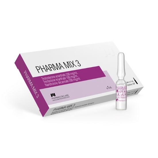 PharmaMix-3 Pharmacom Labs 500mg 10ml — флакон оригинального микса стероидов